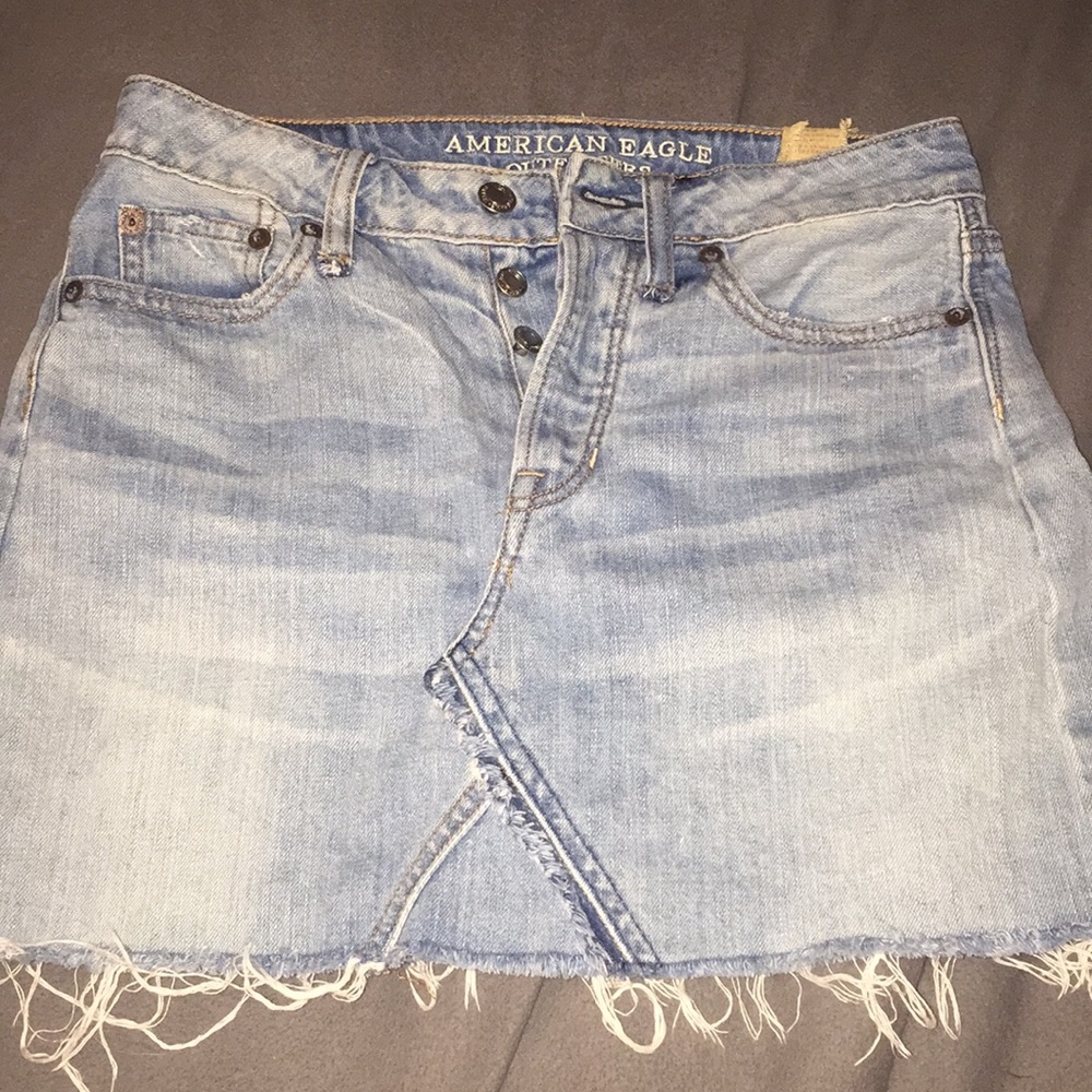 American eagle vintage jean skirt